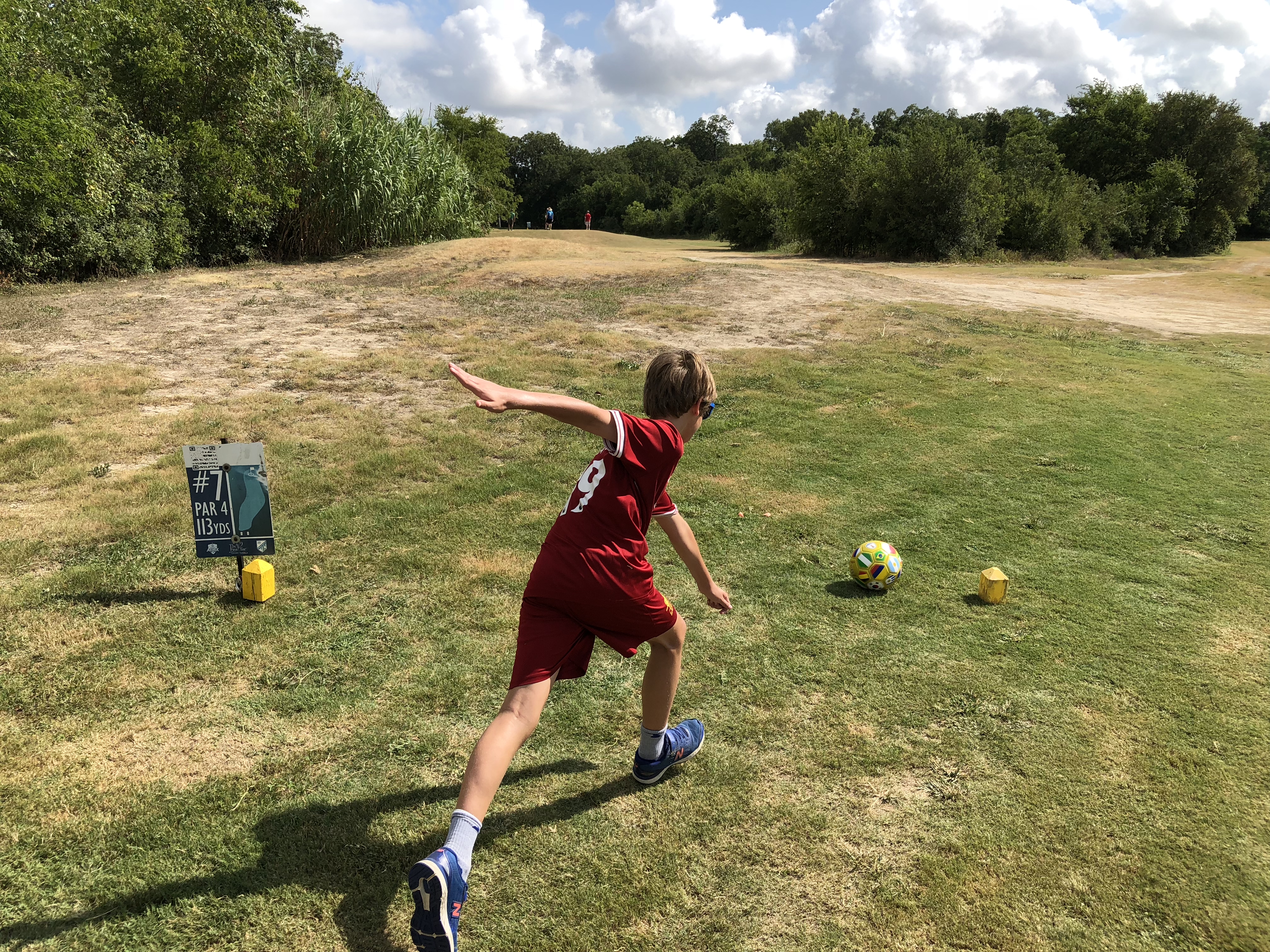 Foot golf in Austin at the Harvey Penick Golf Campus