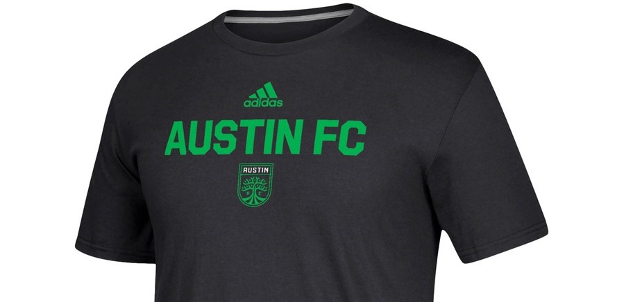 Austin FC Adidas Shirt top half