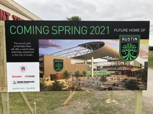 Coming Spring 2021 - Future Home of Austin FC