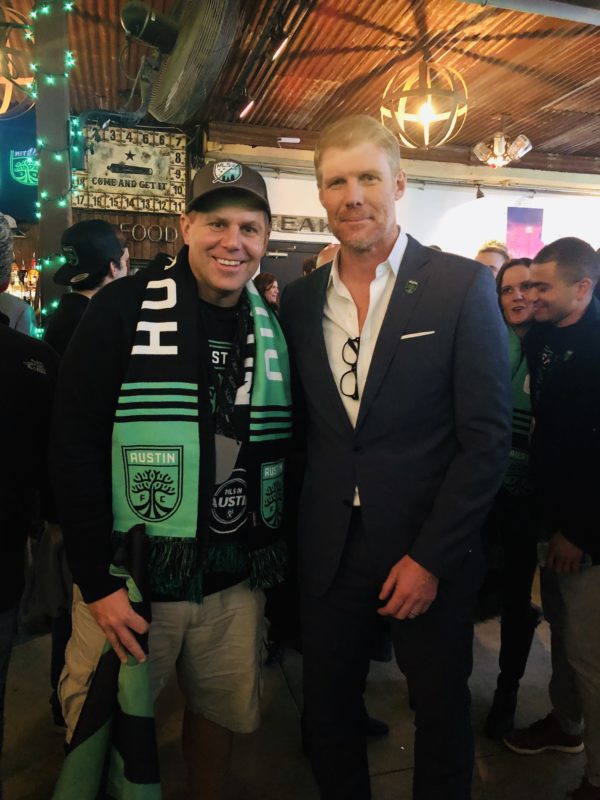 Shawn Collins and Alexi Lalas