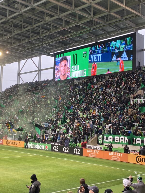 The Austin FC Supporters Section