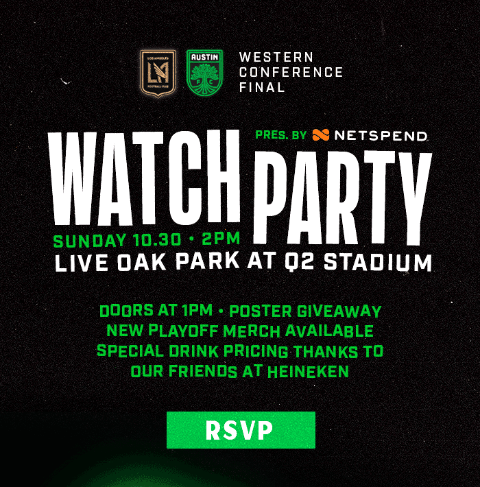 Austin FC Western Conference Final Viewing Party
