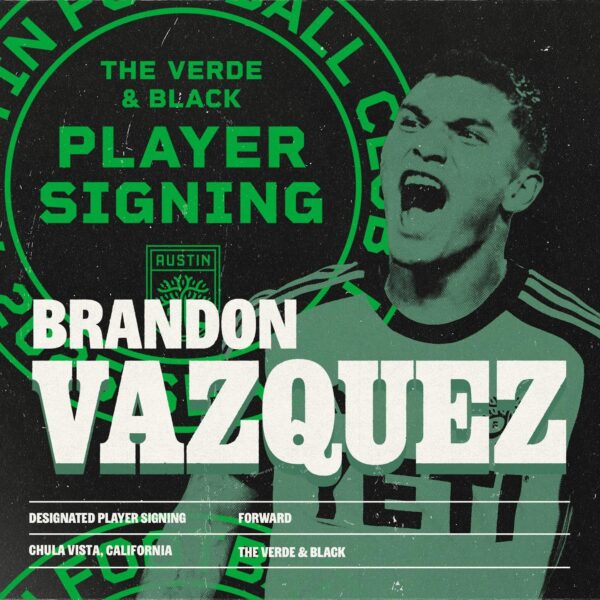 Brandon Vazquez signed to Austin FC